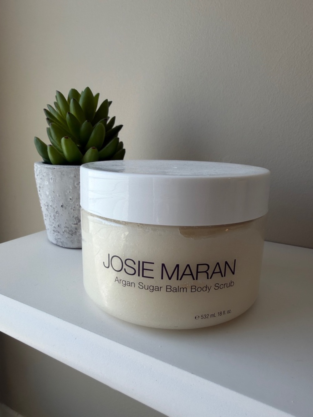 JOSIE MARAN Cream Argan Sugar Balm Body Scrub
